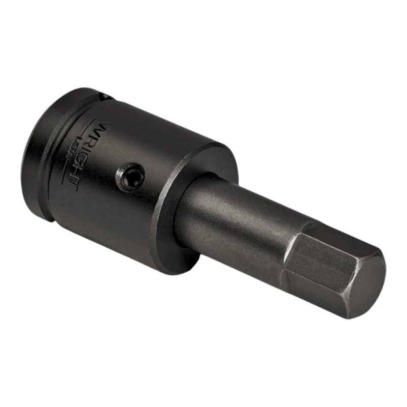 Wright Tool 8240 1" Drive Hex Bit Impact Socket w/Standard Hex Bit - 1-1/4"